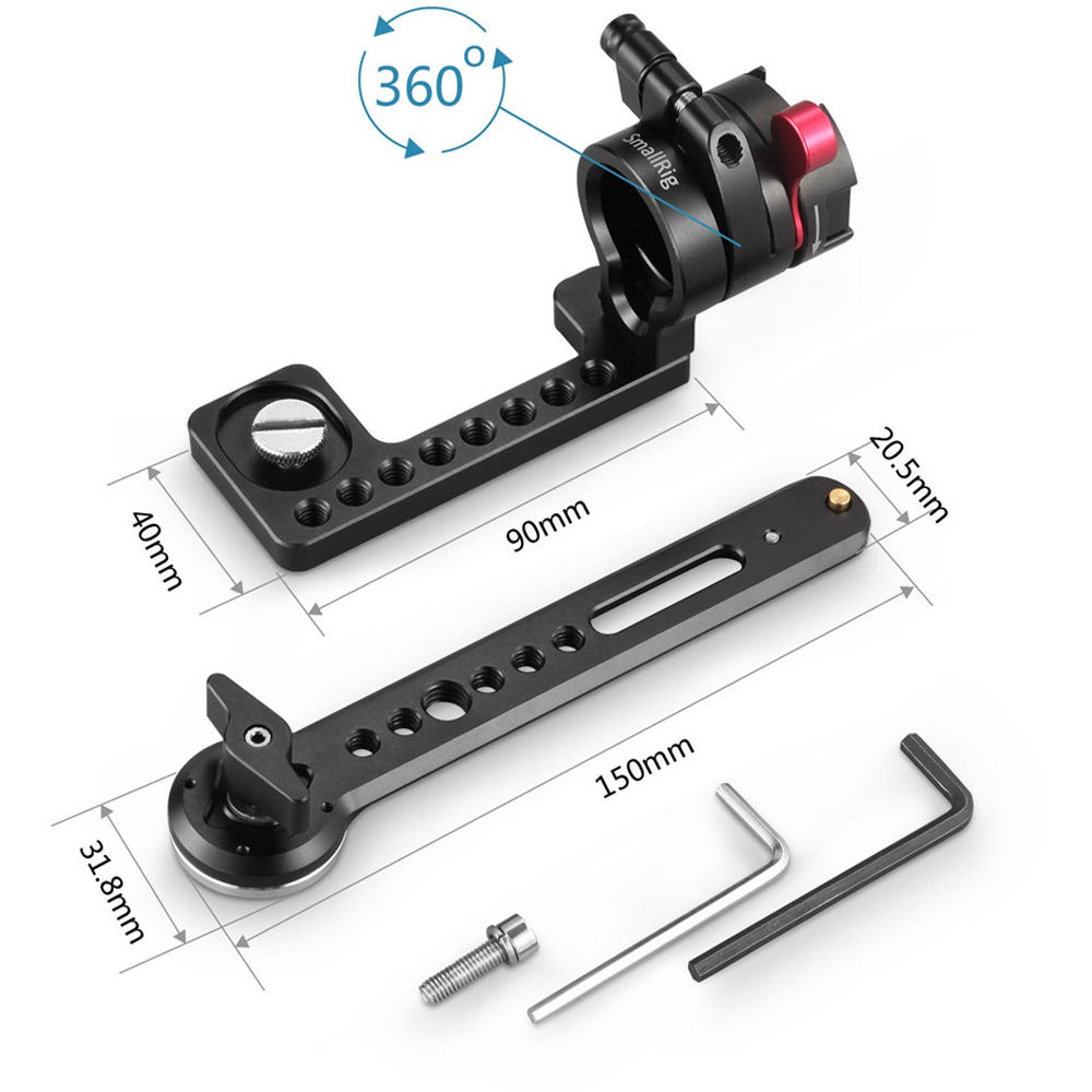 SmallRig 1938 Adjustable EVF Mount with ARRI Rosette