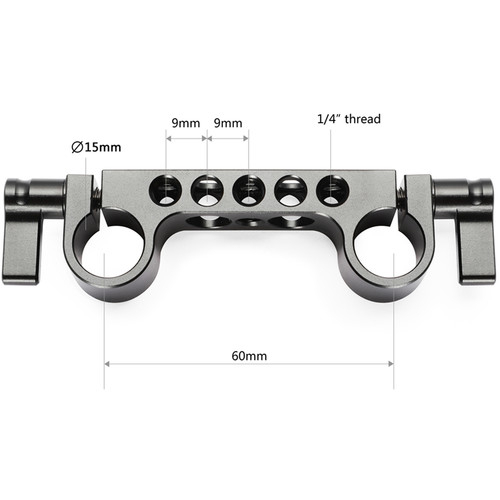 SmallRig 2061 Super Lightweight 15mm Railblock (2pcs Pack)