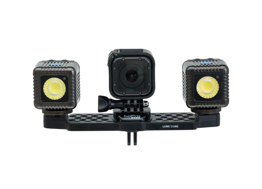 Lume Cube Kit for GoPro incl. 2 Gunmetal Grey Lume Cubes