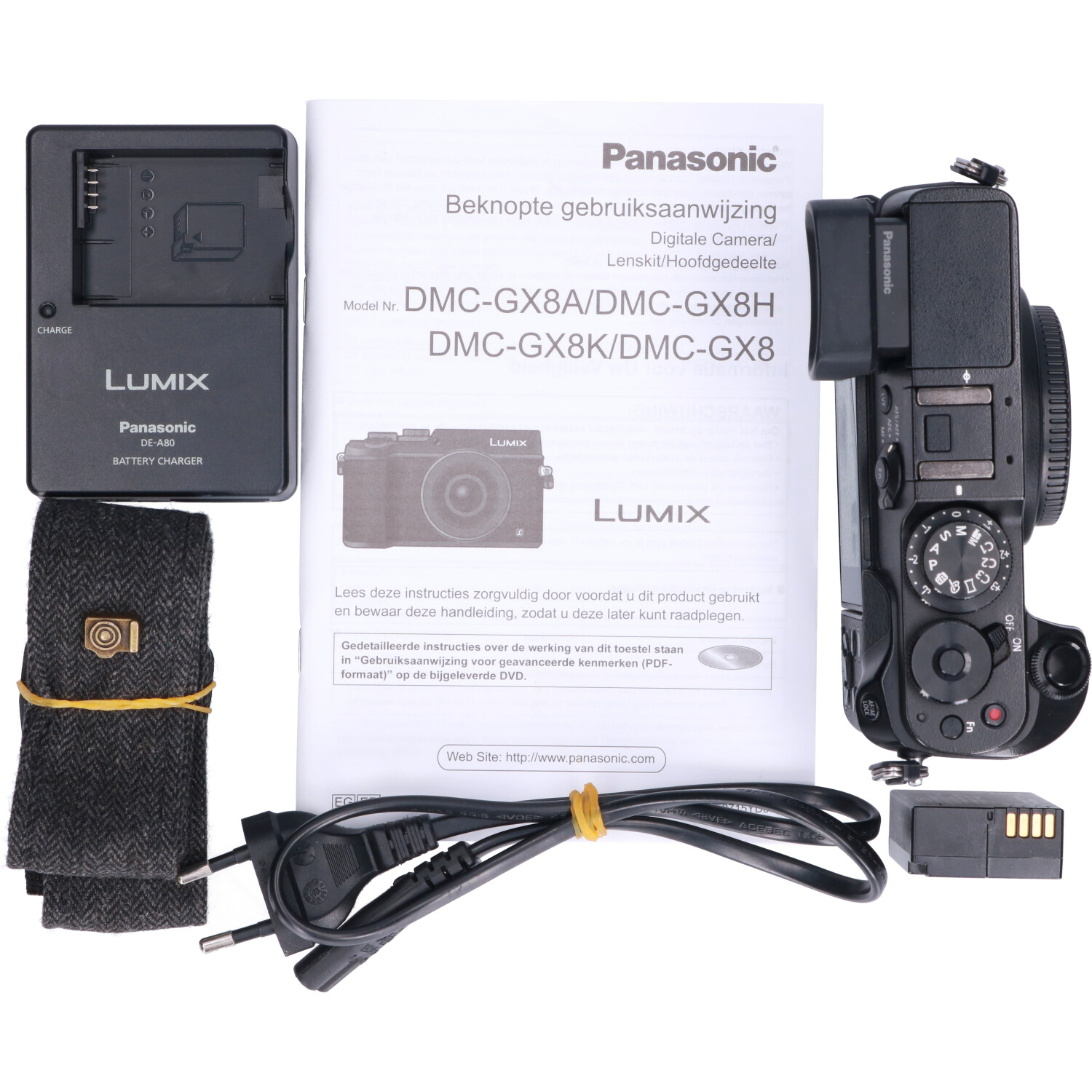 Tweedehands Panasonic DMC-GX8 Body Zwart CM1779