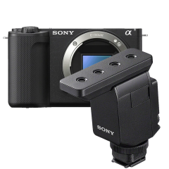 Sony ZV-E10 II + ECM-B10 microfoon