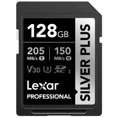 Lexar SD Silver Plus UHS-1 128GB V30