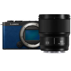 Panasonic Lumix S9 Blauw + 85mm f/1.8