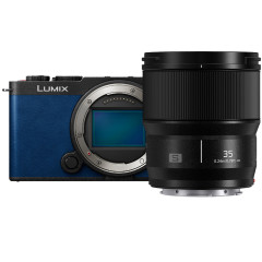 Panasonic Lumix S9 Blauw + 35mm f/1.8