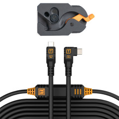 TetherTools TetherGuard Leverlock & Cable Kit USB-C 9.4 m Zwart