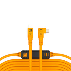 TetherTools TetherPro USB-C Recht naar USB-C Hoek 9.4 m Oranje