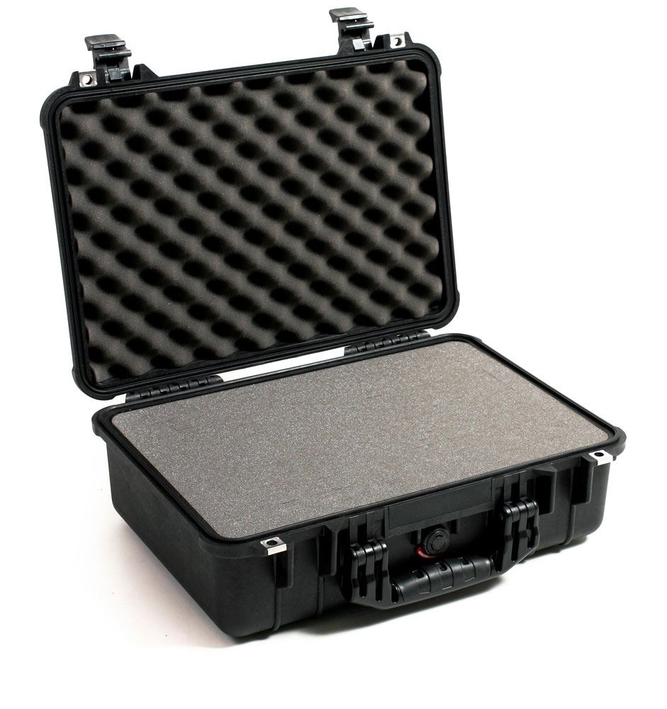 Peli™ (Protector) Case 1500 Black 42,5x28,4x15,5cm (plukschuim interieur)