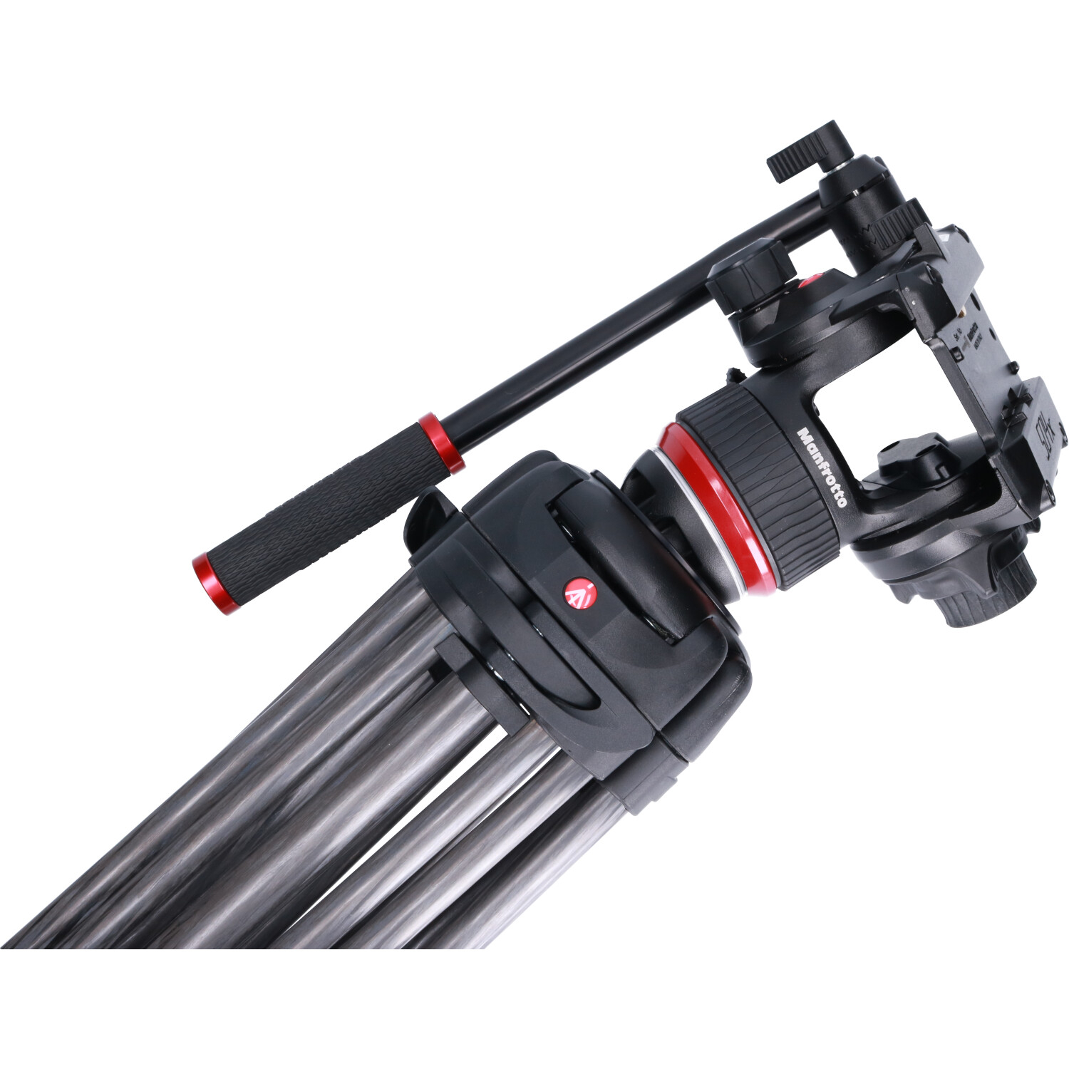 Tweedehands Manfrotto 504X Fluid Head & Carbon Fiber Twin MS Statief CM2796