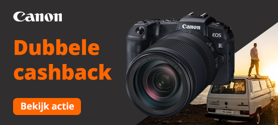 Canon Lente dubbele cashback promotie