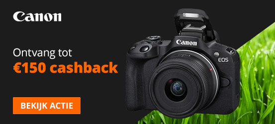 Canon Nazomer cashback promotie