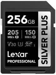 Lexar SD Silver Plus UHS-1 256GB V30