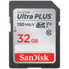 SanDisk SDHC Elite Ultra Plus 32GB 130MB/s